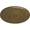 Ekena Millwork Milan Ceiling Medallion, Hand-Painted Mississippi Mud, 47 5/8"OD x 2 3/4"P CM47MIMMF - alternate 3